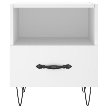 Mesa de cabeceira 40x35x47,5 cm derivados de madeira branco