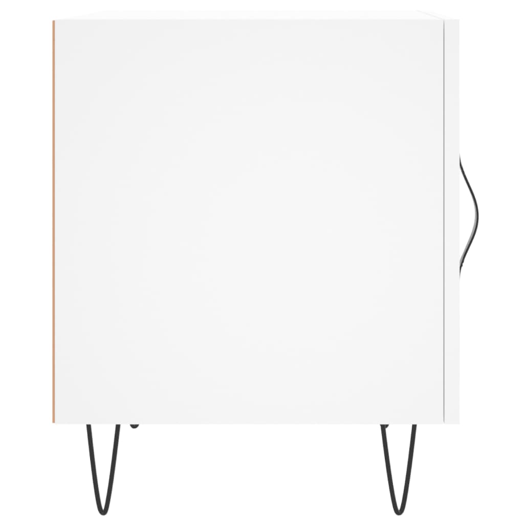 Mesa cabeceira 40x40x50 cm derivados de madeira branco