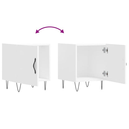 Mesa cabeceira 40x40x50 cm derivados de madeira branco