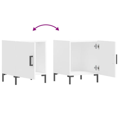 Mesa cabeceira 40x40x50 cm derivados de madeira branco