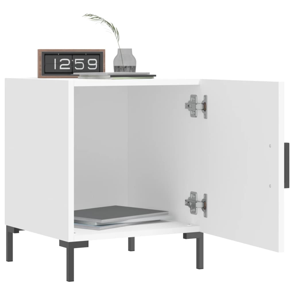 Mesa cabeceira 40x40x50 cm derivados de madeira branco