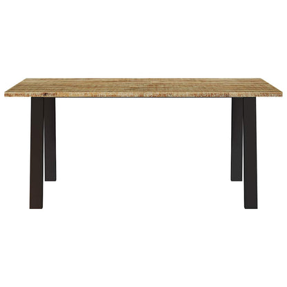 Mesa de jantar 150x90x75 cm madeira de acácia maciça
