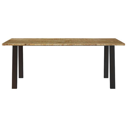 Mesa de jantar 200x90x76 madeira de acácia maciça