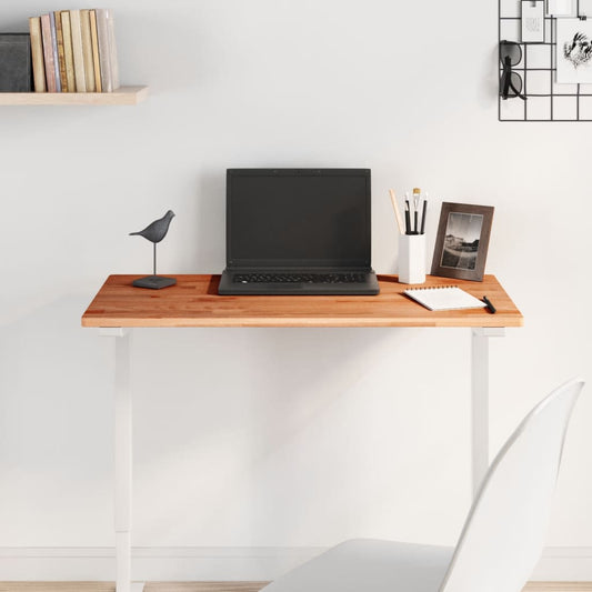 Tampo de mesa retangular 80x40x1,5 cm madeira de faia maciça