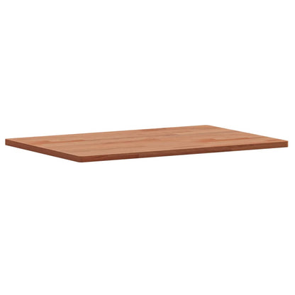 Tampo de mesa retangular 60x40x1,5 cm madeira de faia maciça