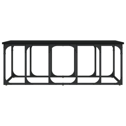 Mesa de centro 100x50x35,5 cm derivados de madeira preto