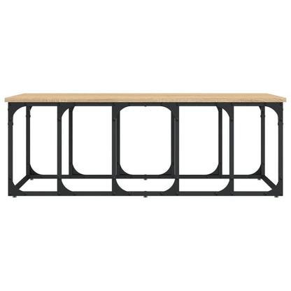 Mesa de centro 100x50x35,5 cm derivados madeira carvalho sonoma