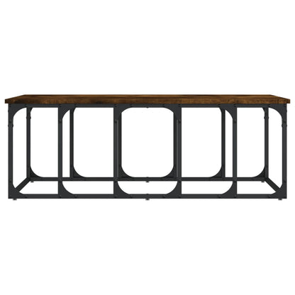 Mesa de centro 100x50x35,5 cm derivados madeira carvalho fumado