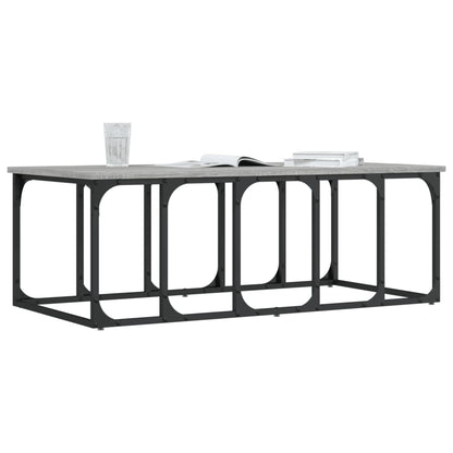 Mesa de centro 100x50x35,5 cm derivados madeira cinzento sonoma