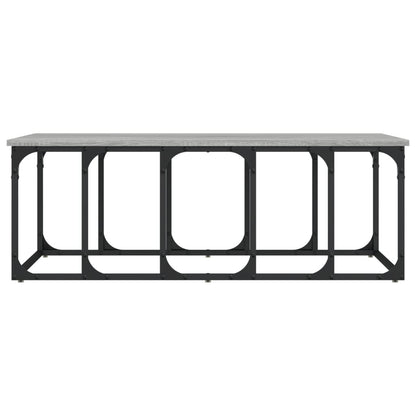 Mesa de centro 100x50x35,5 cm derivados madeira cinzento sonoma