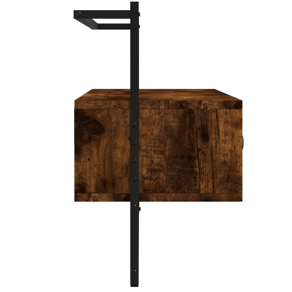 Móvel TV de parede deriv. madeira carvalho fumado