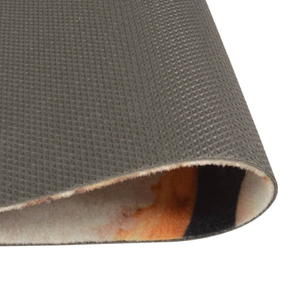 Tapete de cozinha lavável 60x300 cm veludo padrão vegetais
