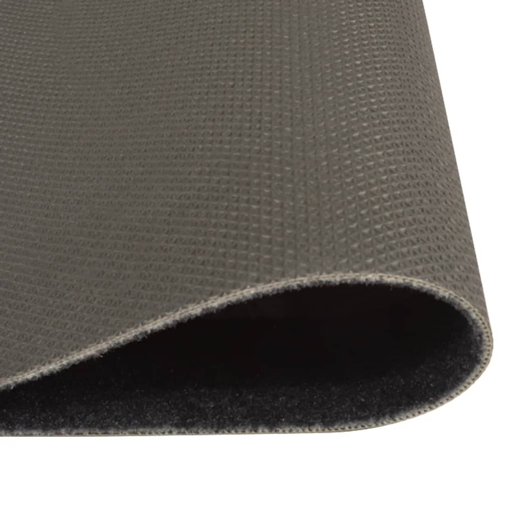 Tapete de cozinha lavável 45x150 cm veludo padrão café preto