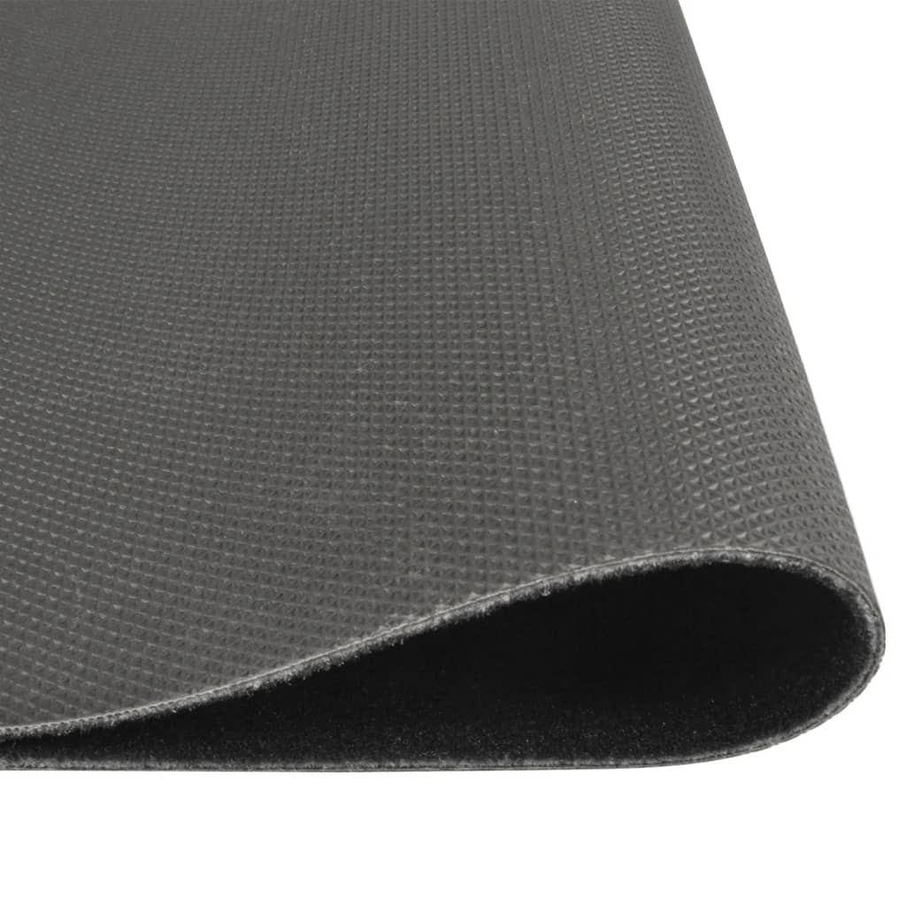 Tapete de cozinha lavável 60x300 cm veludo padrão cozinha preto