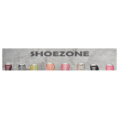 Tapete de cozinha lavável 60x300 cm veludo padrão shoezone