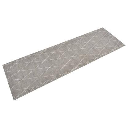 Tapete de cozinha lavável 60x180 cm veludo padrão losangos