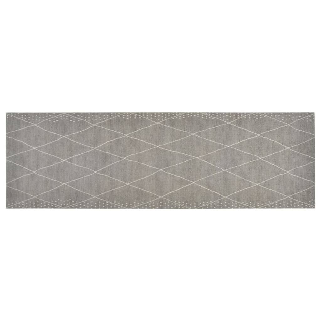 Tapete de cozinha lavável 60x180 cm veludo padrão losangos