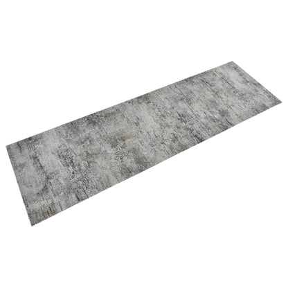 Tapete de cozinha lavável 60x180 cm veludo padrão betão