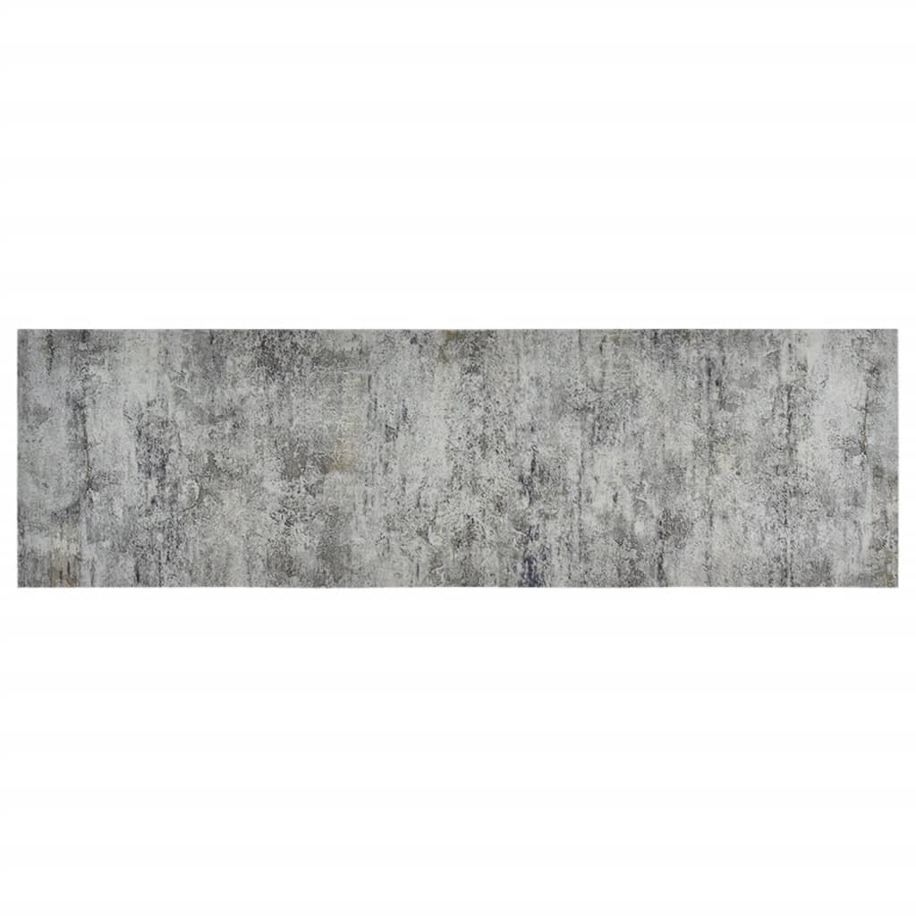 Tapete de cozinha lavável 60x180 cm veludo padrão betão