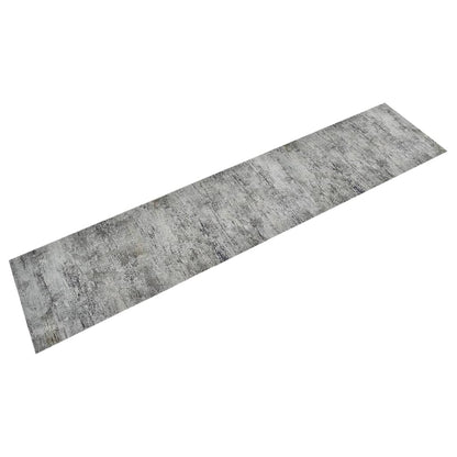 Tapete de cozinha lavável 60x300 cm veludo padrão betão
