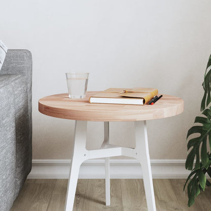 Tampo de mesa redondo Ø40x2,5 cm madeira de faia maciça