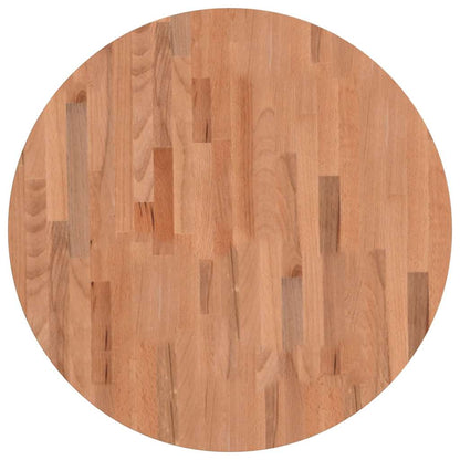 Tampo de mesa redondo Ø70x2,5 cm madeira de faia maciça