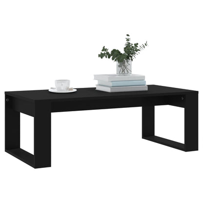Mesa de centro 102x50x35 cm derivados de madeira preto