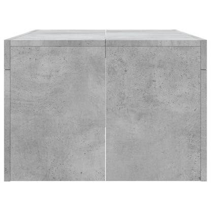 Mesa de centro 102x50x36 madeira processada cinza cimento