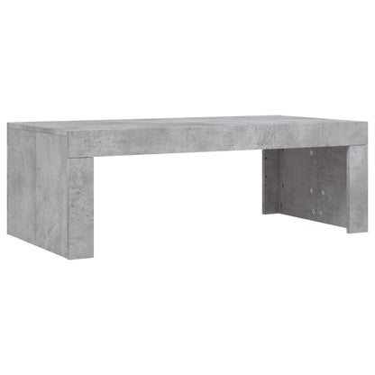 Mesa de centro 102x50x36 madeira processada cinza cimento