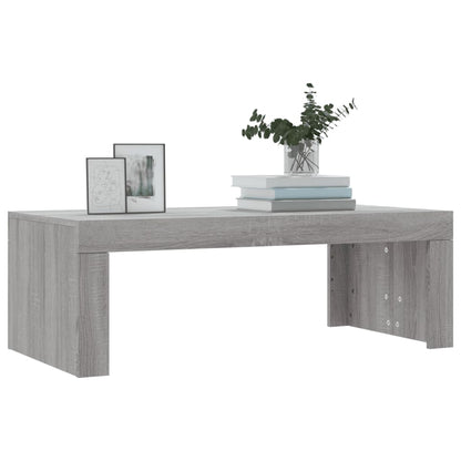 Mesa de centro 102x50x36cm derivados de madeira cinzento sonoma