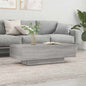 Mesa de centro 100x49,5x31 cm derivados de madeira cinza sonoma