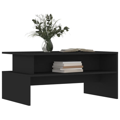 Mesa de centro 90x55x42,5 cm derivados de madeira preto