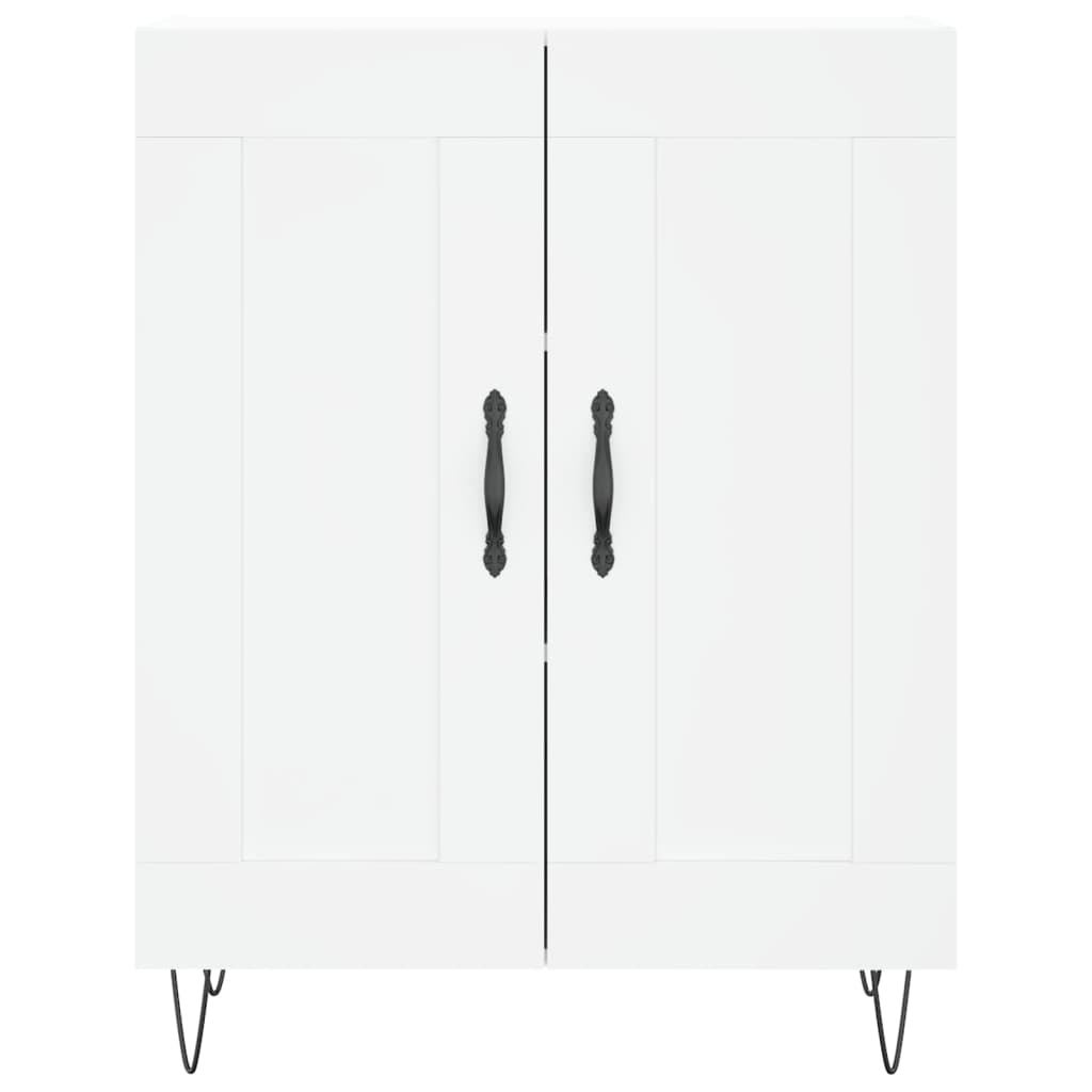 Armário alto 69,5x34x180 cm derivados de madeira branco