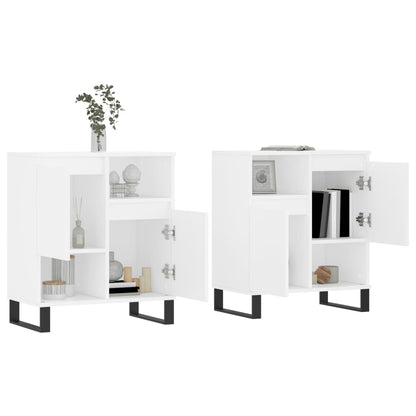 Aparadores 2 pcs derivados de madeira branco