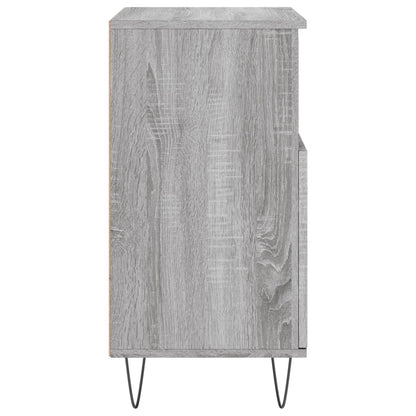 Aparadores 3 pcs madeira processada cinzento sonoma