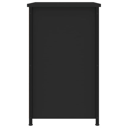 Mesas de cabeceira 2 pcs 40x36x60 cm derivados de madeira preto