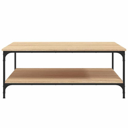 Mesa de centro 100x100x40 cm derivados madeira carvalho sonoma
