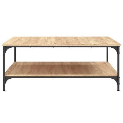 Mesa de centro 100x100x40 cm derivados madeira carvalho sonoma