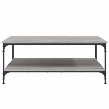 Mesa de centro 100x100x40 cm derivados de madeira cinza sonoma