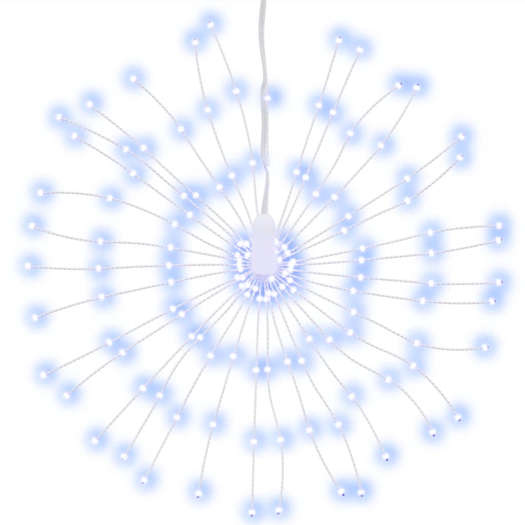 Iluminações estrelares Natal 140 LEDs 2 pcs 17 cm branco frio