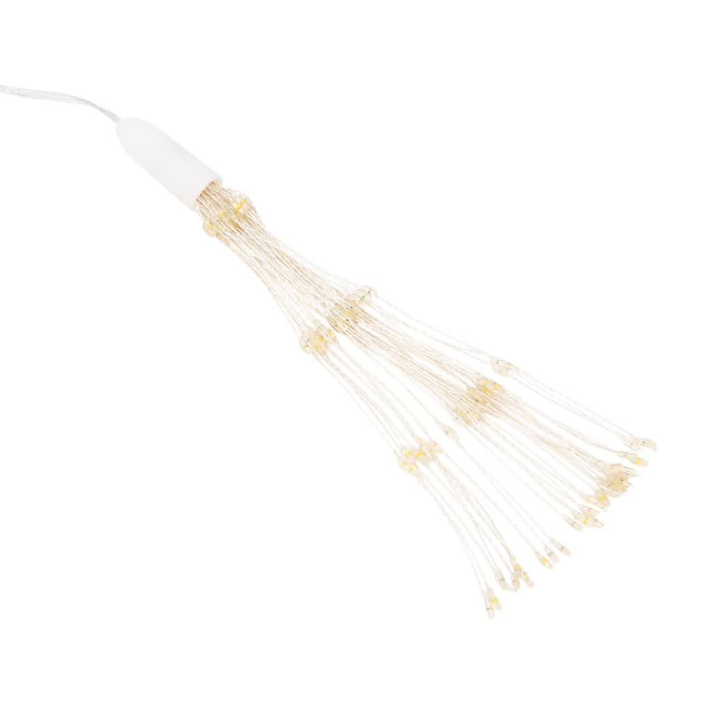 Iluminações estrelares Natal 140 LEDs 2 pcs 17 cm branco frio