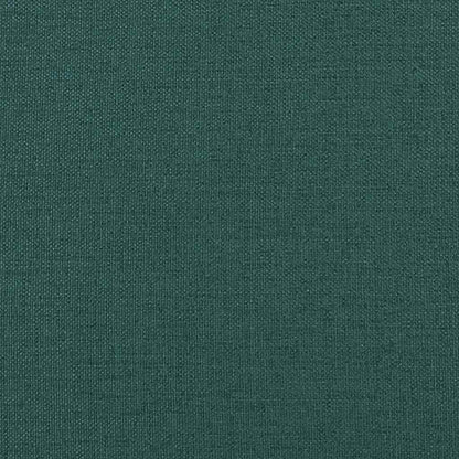 Sofá-cama sem pés 112x174x55 cm tecido verde-escuro