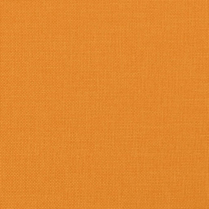 Sofá-cama sem pés 112x174x55 cm tecido amarelo-escuro