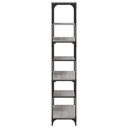 Estante 81x36x176 cm derivados de madeira cinzento sonoma