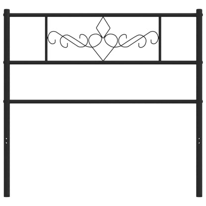 Cabeceira de cama 75 cm metal preto