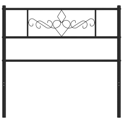 Cabeceira de cama 100 cm metal preto