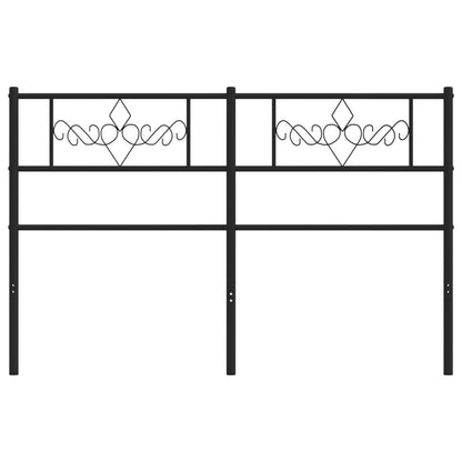Cabeceira de cama 120 cm metal preto