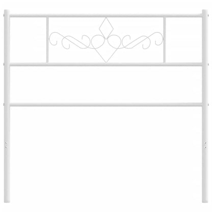Cabeceira de cama 107 cm metal branco