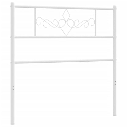 Cabeceira de cama 107 cm metal branco
