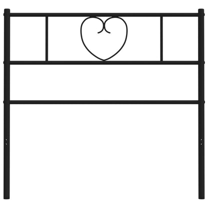 Cabeceira de cama 107 cm metal preto